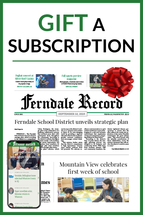 Gift a subscription to the Ferndale Record